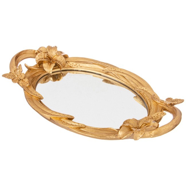 Поднос декоративный коллекция "рококо", 45,5*25,4*5,3cm Lefard (504-376) Поднос декоративный коллекция "рококо", 45,5*25,4*5,3cm Lefard (504-376)