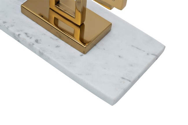 Часы настольные на подставке золото h45см (TT-00011212)