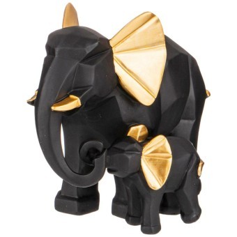 Статуэтка "два слона" 21*15*20 см. серия "оригами" Lefard (146-1637)