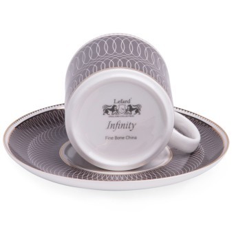 Кофейный набор lefard  "infinity" на 4 пер. 8 пр. 210 мл Lefard (440-311)