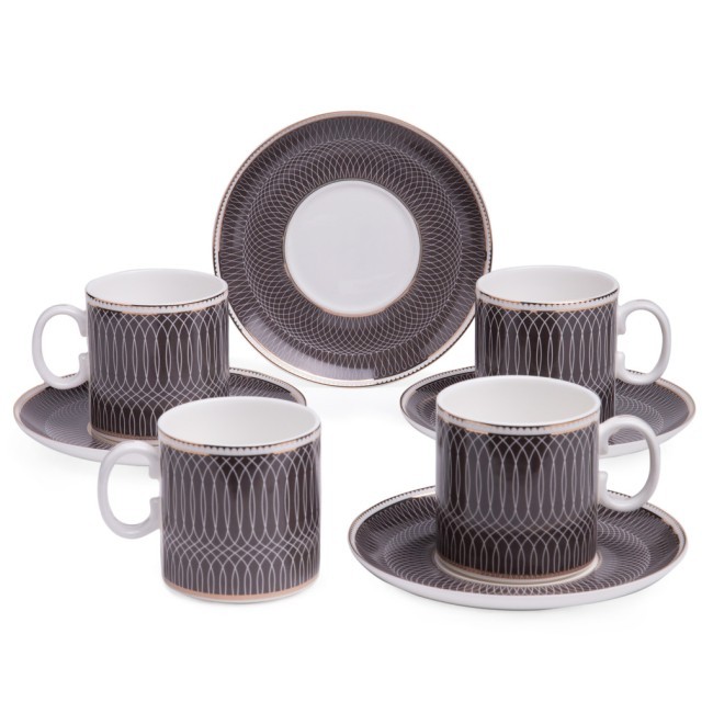 Кофейный набор lefard  "infinity" на 4 пер. 8 пр. 210 мл Lefard (440-311)