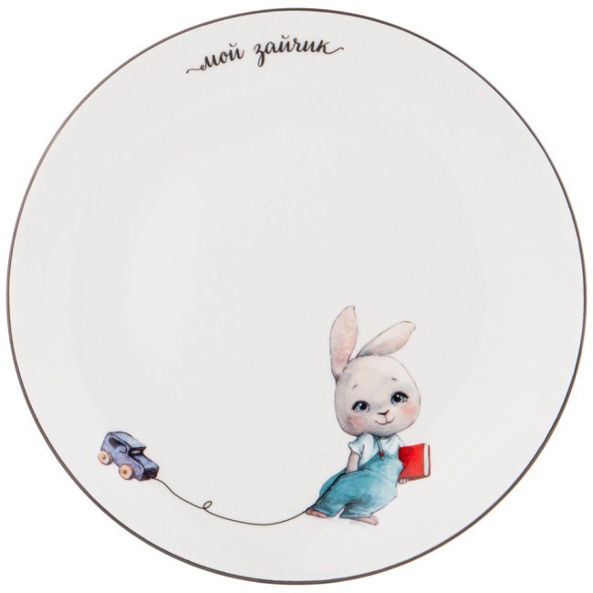 Набор посуды lefard мой зайчик, 3 пр.: салатник 470мл, тарелка 20см, кружка 220мл Lefard (260-685)
