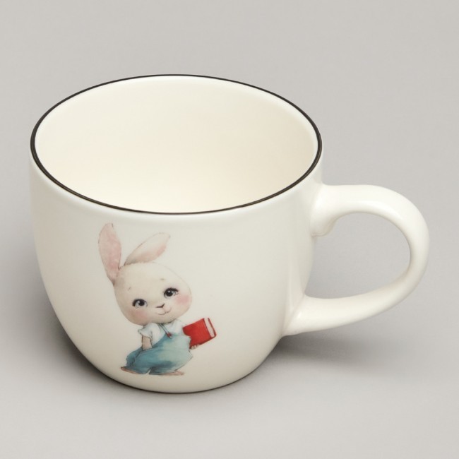 Набор посуды lefard мой зайчик, 3 пр.: салатник 470мл, тарелка 20см, кружка 220мл Lefard (260-685)