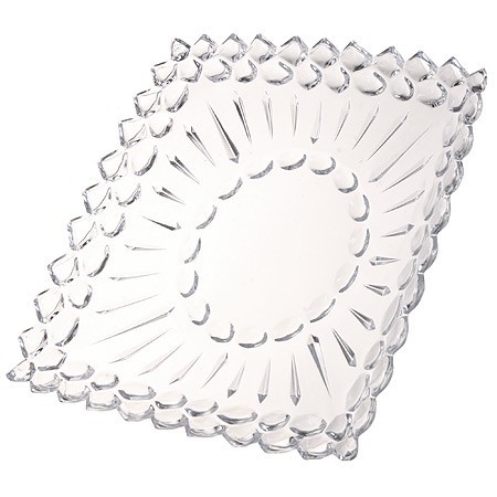 Блюдо 30х30х4 см, стекло (826-1)