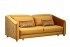 Диван Trevi 230М(К) трехм раскл с кантом оранж Velv ORANG+Lattice ORANG 232*103*88см (TT-00012117)
