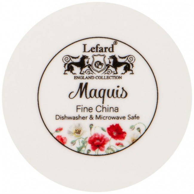 Блюдо круглое с крышкой "маки" 23 см Lefard (104-777)