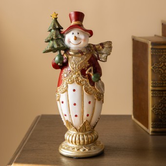 Фигурка "снеговик" 10,5*8*23 см Lefard (79-267)