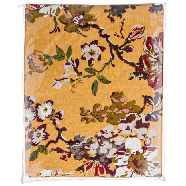 Скатерть "магнолия" 180*140 см. х/б 100% горчица Lefard (850-603-9)