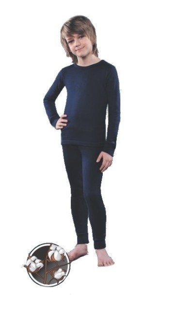 Рубашка с дл.рукавом детская GUAHOO Comfort Middle 282А-NV (S) (8980s57821)