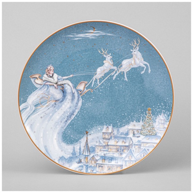 Тарелка закусочная lefard "снежная королева" 20,5 см Lefard (590-633)