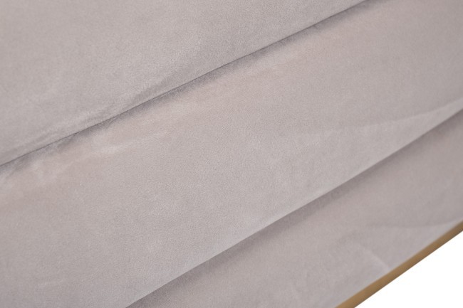 Банкетка велюр серый 112*42*44см для хранения (TT-00011207)