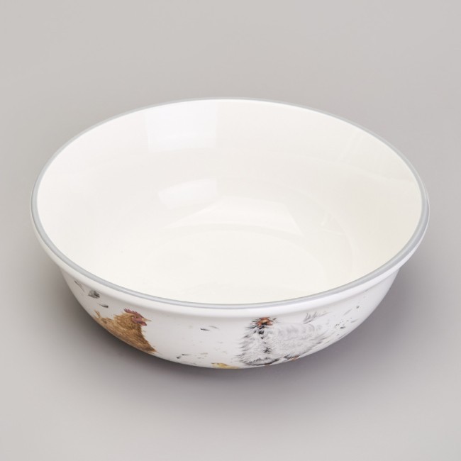 Салатник lefard "funny hens" 21,5*7,5 см 1200 мл Lefard (358-2306)