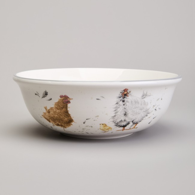 Салатник lefard "funny hens" 21,5*7,5 см 1200 мл Lefard (358-2306)