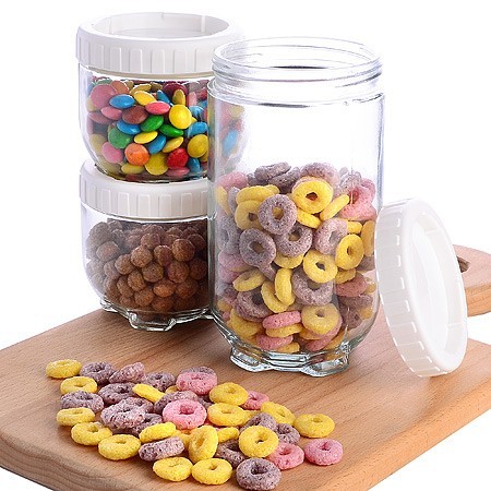 Набор из 3 банок для сыпучих Lovwish Mayer&Boch (31204)