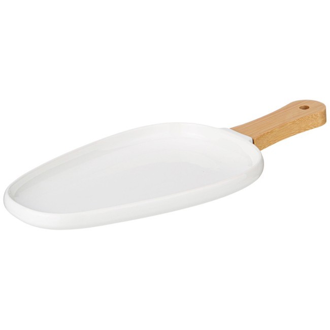 Тарелка lefard "native" с дерев. ручкой овальная 33,5*14,5*2,4 см Lefard (761-086)