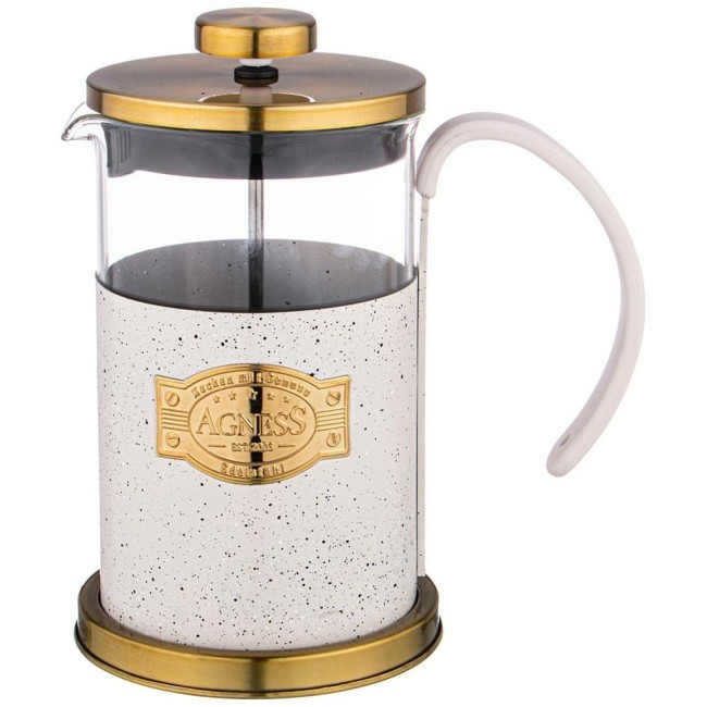 Френч-пресс agness "тюдор" 600 мл Agness (894-106) Френч-пресс agness "тюдор" 600 мл Agness (894-106)