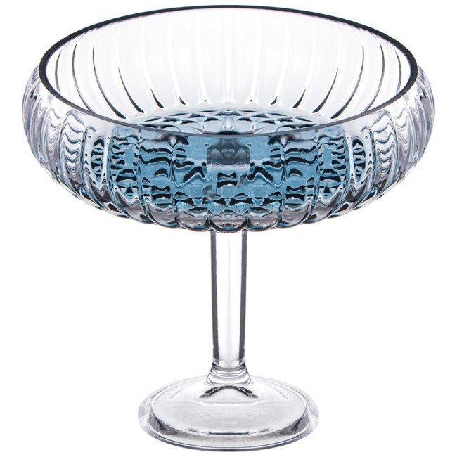 Блюдо на ножке grey, 24х16 см Alegre Glass (337-107)