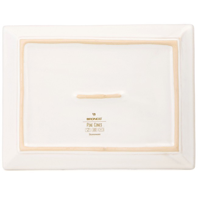 Блюдо сервировочное коллекция "pine cones", 26,3*19,8*2,4 см Bronco (230-514) Блюдо сервировочное коллекция "pine cones", 26,3*19,8*2,4 см Bronco (230-514)