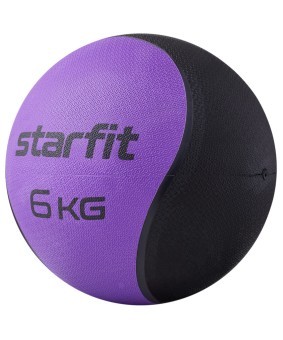 Медбол высокой плотности STARFIT GB-702, 6 кг, фиолетовый (1007347)