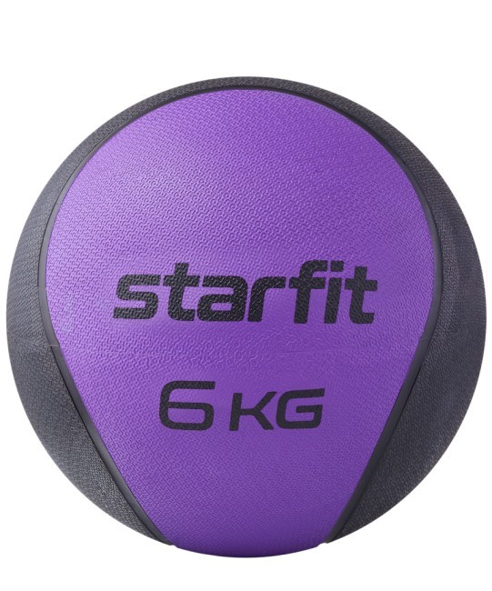 Медбол высокой плотности STARFIT GB-702, 6 кг, фиолетовый (1007347) Медбол высокой плотности STARFIT GB-702, 6 кг, фиолетовый (1007347)