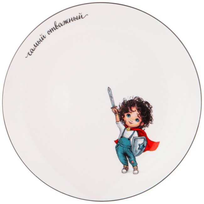 Набор посуды lefard самый отважный, 3 пр.: салатник 470мл, тарелка 20см, кружка 220мл Lefard (260-678)