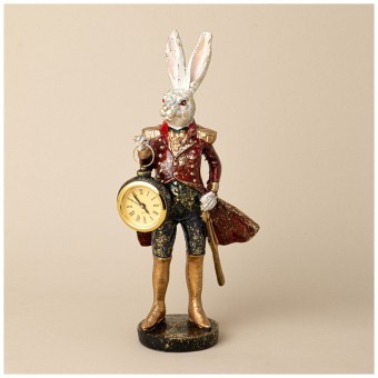 Фигурка с часами  "английская коллекция "кролик" Lefard (774-173)