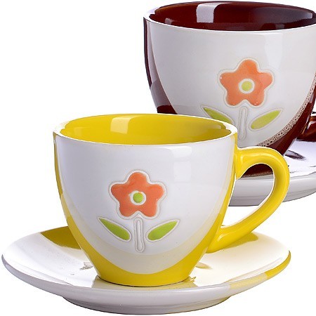 Чайная пара 4пр 220 мл керам LR (27326-1) Чайная пара 4пр 220 мл керам LR (27326-1)