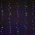 Уличная светодиодная гирлянда (мультиколор) Vegas Занавес 96 LED, 6 нитей, 1,5х1,5 м, 4,5V 55146 (84914)