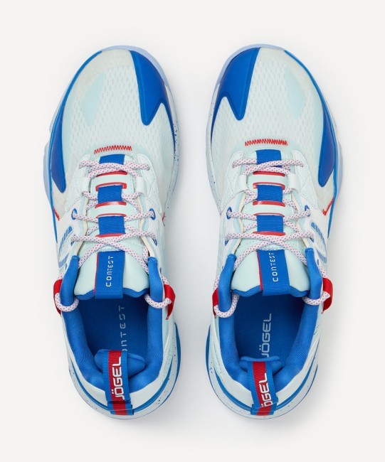 Кроссовки баскетбольные JOGEL Contest, голубой/красный (2131666) Кроссовки баскетбольные JOGEL Contest, голубой/красный (2131666)