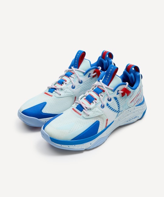 Кроссовки баскетбольные JOGEL Contest, голубой/красный (2131665)