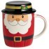 Кружка с крышкой lefard "санта" 355 мл Lefard (580-101) Кружка с крышкой lefard "санта" 355 мл Lefard (580-101)