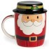 Кружка с крышкой lefard "санта" 355 мл Lefard (580-101) Кружка с крышкой lefard "санта" 355 мл Lefard (580-101)