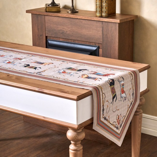 Дорожка на стол "passage", 45х215см, капучино, 100% хлопок,твил Lefard (850-760-31)