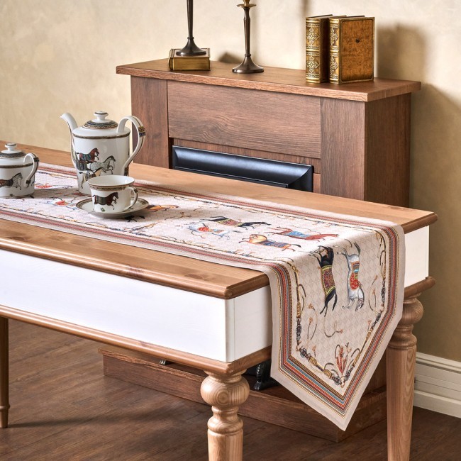 Дорожка на стол "passage", 45х215см, капучино, 100% хлопок,твил Lefard (850-760-31)