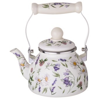 Чайник agness эмалированный со съемным фильтром из нжс серия "flower story", 1,1 л Agness (943-091)