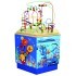 Развивающий детский центр "Коралловый риф", лабиринт, шестеренки, зеркало, циферблат (E1907_HP)