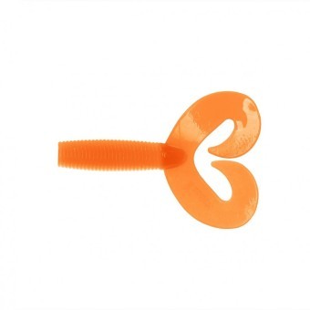 Твистер Helios Credo Double Tail 2,95"/7,5 см, цвет Orange 7 шт HS-12-024 (78069)