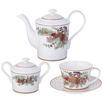 Чайный сервиз lefard "celebration" на 6 пер. 14 пр. 850/350/250 мл Lefard (760-813) Чайный сервиз lefard "celebration" на 6 пер. 14 пр. 850/350/250 мл Lefard (760-813)