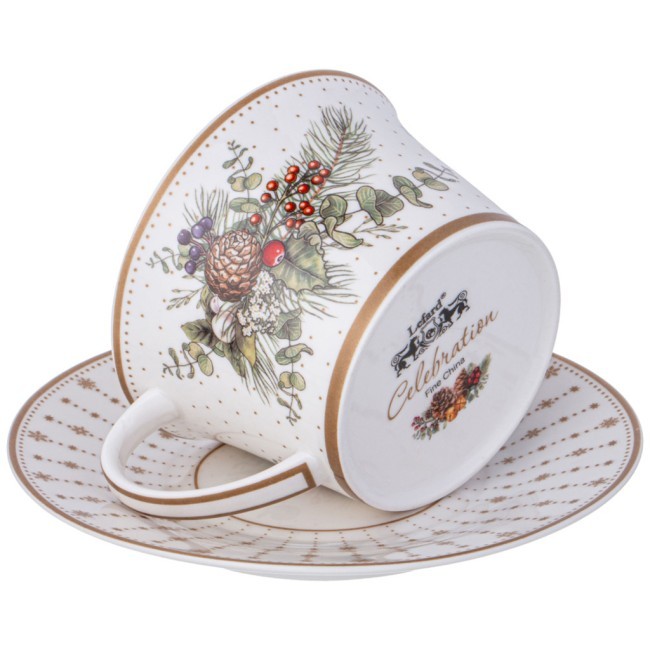 Чайный сервиз lefard "celebration" на 6 пер. 14 пр. 850/350/250 мл Lefard (760-813)