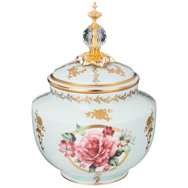 Ваза с крышкой 23*23*28 см Lefard (46-1351) Ваза с крышкой 23*23*28 см Lefard (46-1351)