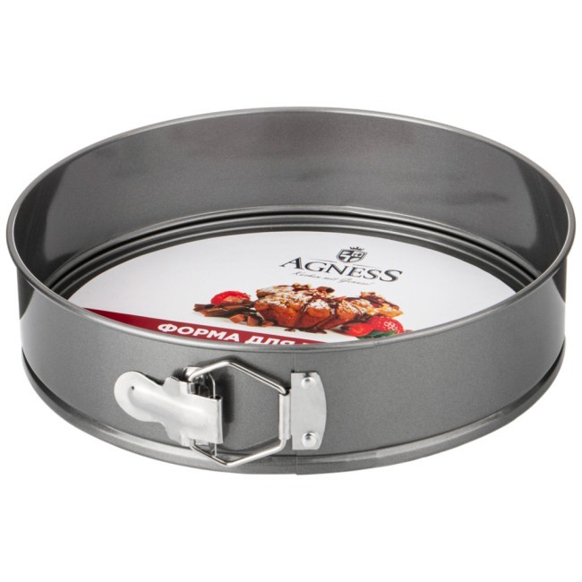 Форма для выпечки agness разъемная с антипригарным покрытием 26 см Agness (930-054) Форма для выпечки agness разъемная с антипригарным покрытием 26 см Agness (930-054)