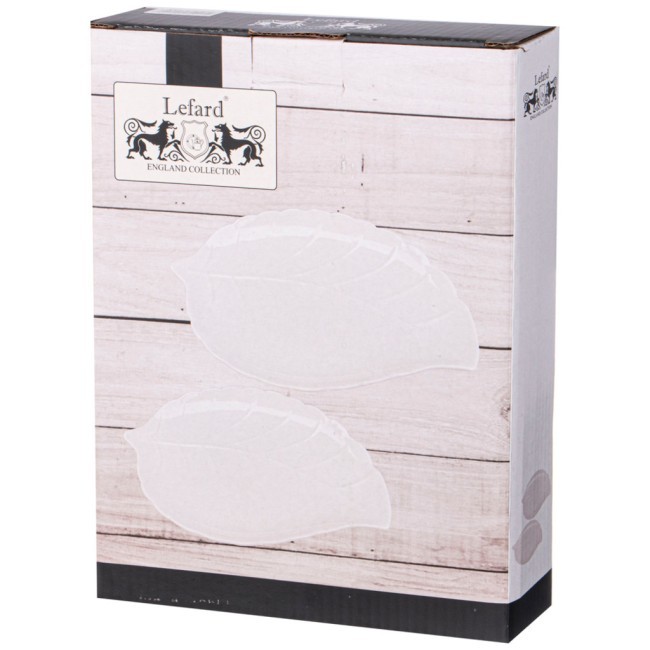 Набор тарелок обеденных lefard "native" в форме листа 2 шт. 27,7*20,5*2,5 см Lefard (474-217) Набор тарелок обеденных lefard "native" в форме листа 2 шт. 27,7*20,5*2,5 см Lefard (474-217)