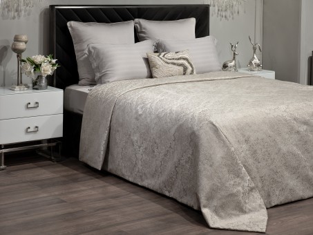 Комплект Emotion бежевый( покрывало 260*260 и 2 наволочки 50*70) (TT-00015088)