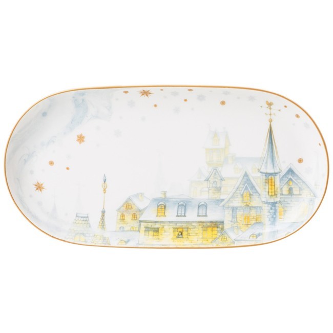 Блюдо овальное lefard "снежная королева" 20,5 см Lefard (590-546)