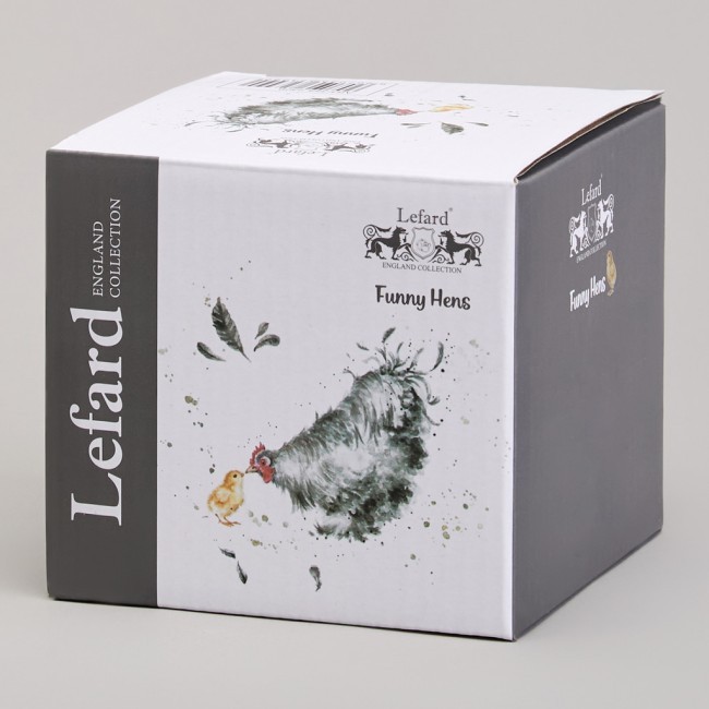 Солонка с ложкой lefard "funny hens" 9*9,5 см 150 мл Lefard (358-2307)