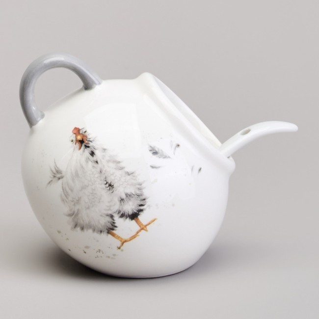 Солонка с ложкой lefard "funny hens" 9*9,5 см 150 мл Lefard (358-2307)