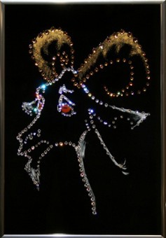 Картина Подарок года с кристаллами Swarovski (1542)