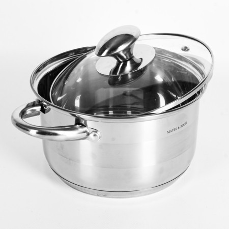 Кастрюля 3,5л нерж/ст с крышкой (9-30996-3,5)