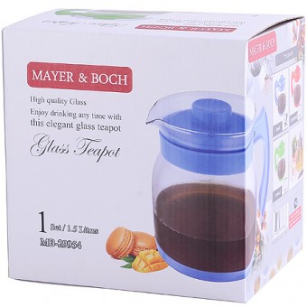 Чайник заварочный 1,5 л стекло Mayer&Boch (29954)