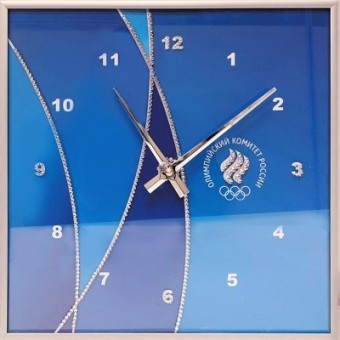 Часы Олимпиада синие (2184)